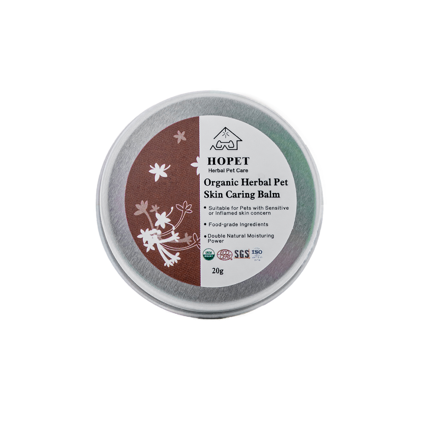 Hopet Natural Herbal Pet Skin Caring Balm 20g