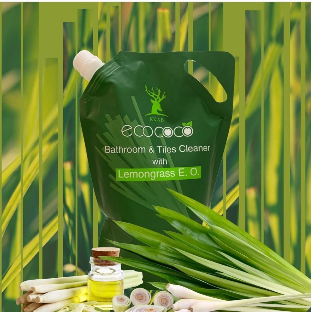 Ecococo Lemongrass Natural Floor & Tiles Cleaner 1L (refill) - Pet Friendly