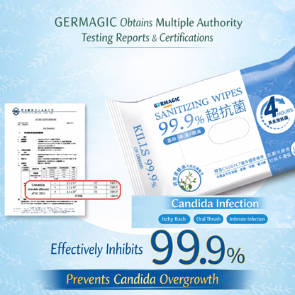 Germagic Soothing Moisturizing Antibacterial Wet Wipes - 80 Wipes
