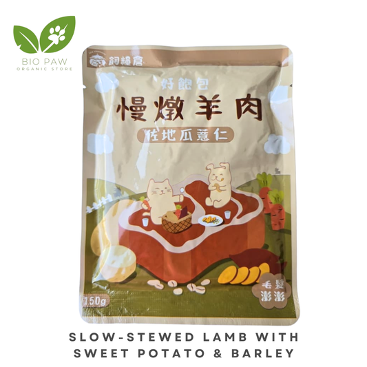 Imported Pet Food : Slow-Stewed Lamb with Sweet Potato & Barley 150g