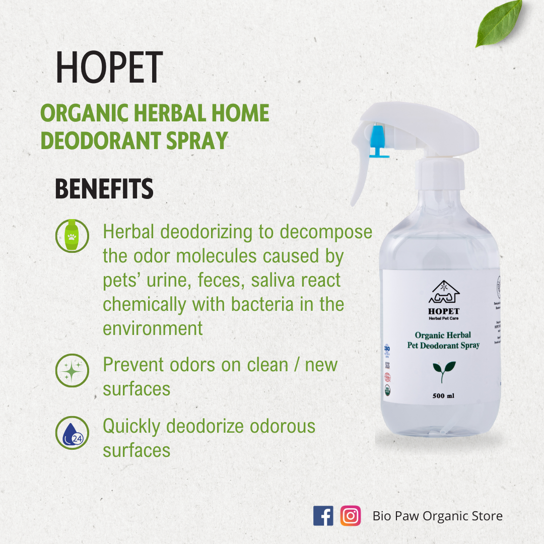 Hopet Natural Herbal Deodorant Spray - Persimmon 500ml