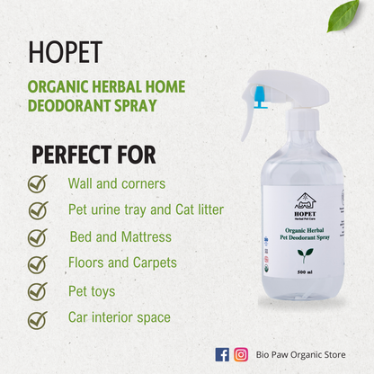 Hopet Natural Herbal Deodorant Spray - Persimmon 500ml