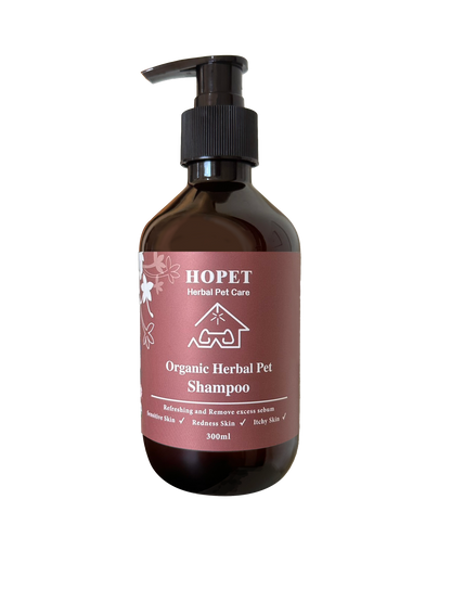 Hopet Natural Herbal Pet Shampoo (Short/Hard Fur) - 300ml