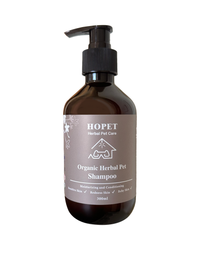 Hopet Natural Herbal Pet Shampoo (Long/Curly Fur) - 300ml