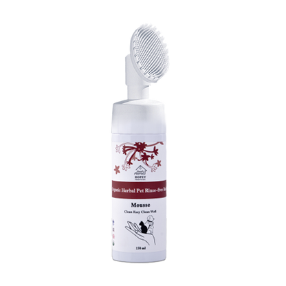 Hopet Natural Herbal Pet Dry Shampoo - Mousse 150ml