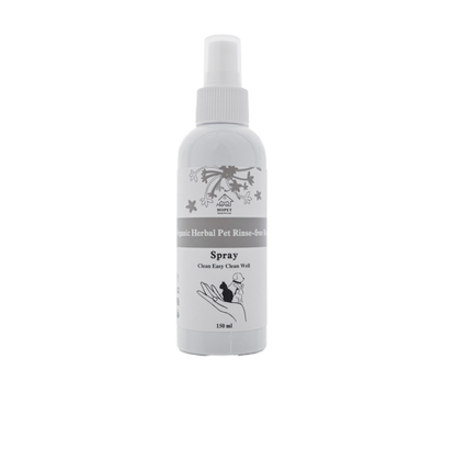 Hopet Natural Herbal Pet Dry Shampoo - Spray 150ml