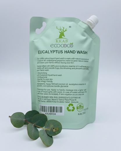 Ecococo Eucalyptus Natural Hand Wash 500ml (refill)