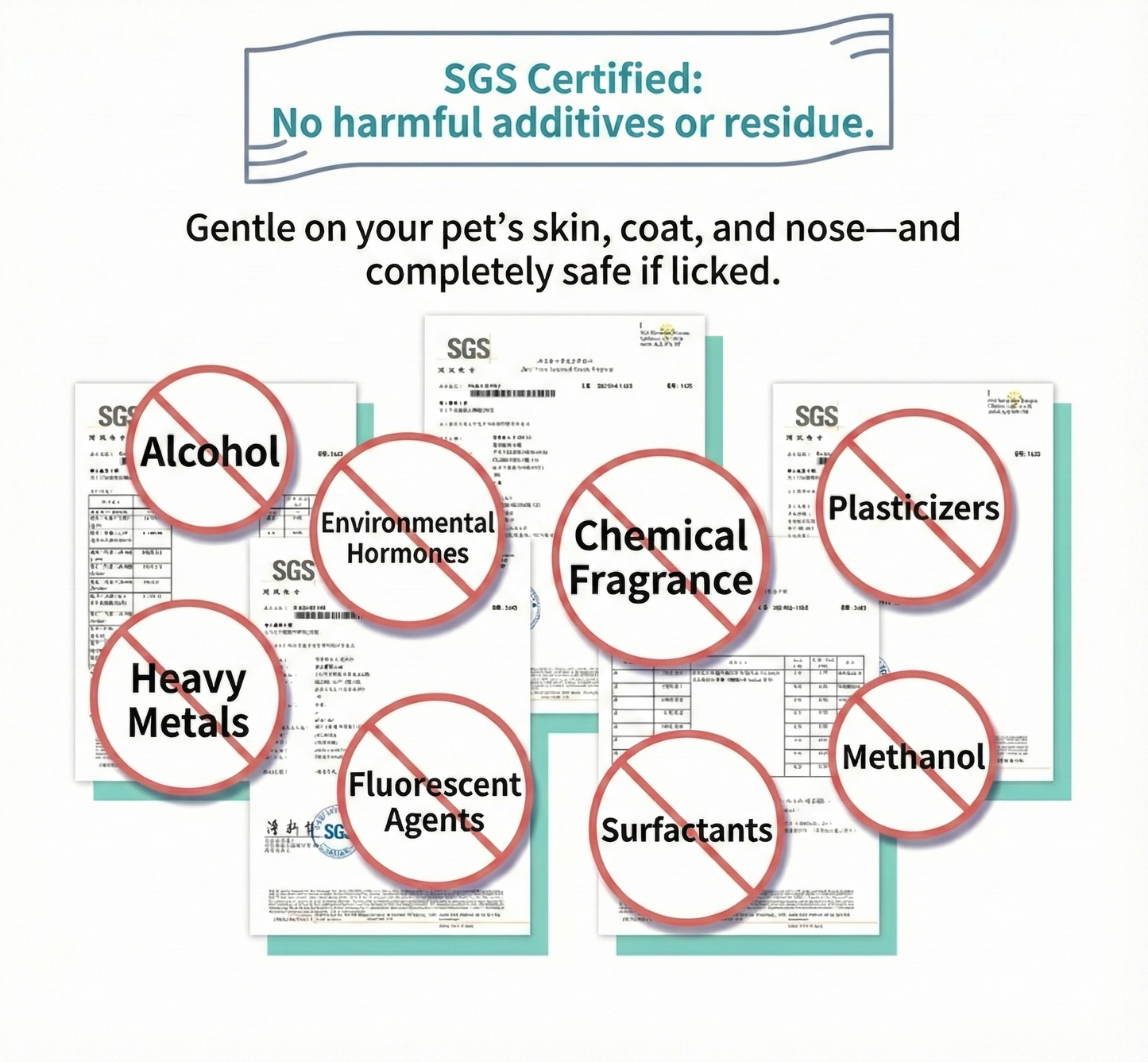 Chic Club Refreshing Pet Dry Bath Liquid (200 ml + 30 Candy-Style Wipe Tablets)