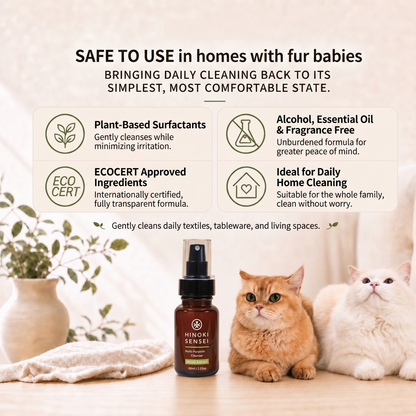Hinoki Sensei Natural Multi-Purpose Cleanser 60ml - pet friendly