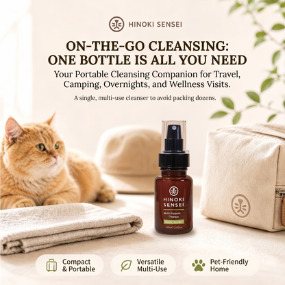 Hinoki Sensei Natural Multi-Purpose Cleanser 60ml - pet friendly
