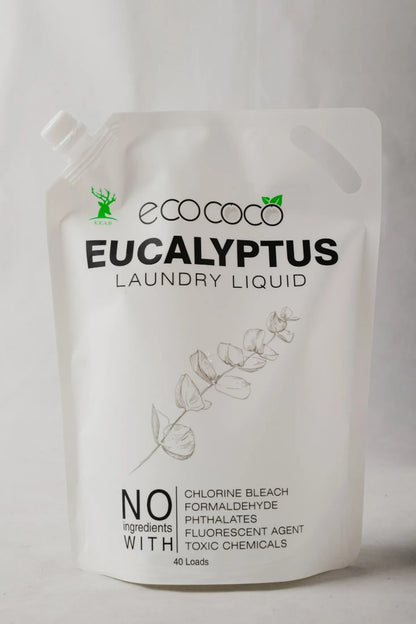 Ecococo Eucalyptus Natural Laundry Liquid 2L (refill) - for hooman